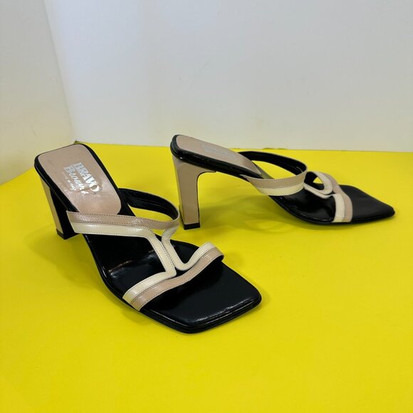 Bravo Browns Made in Italy Leather Women's Slip-on heels, US Size 7M - Picture 9 of 9